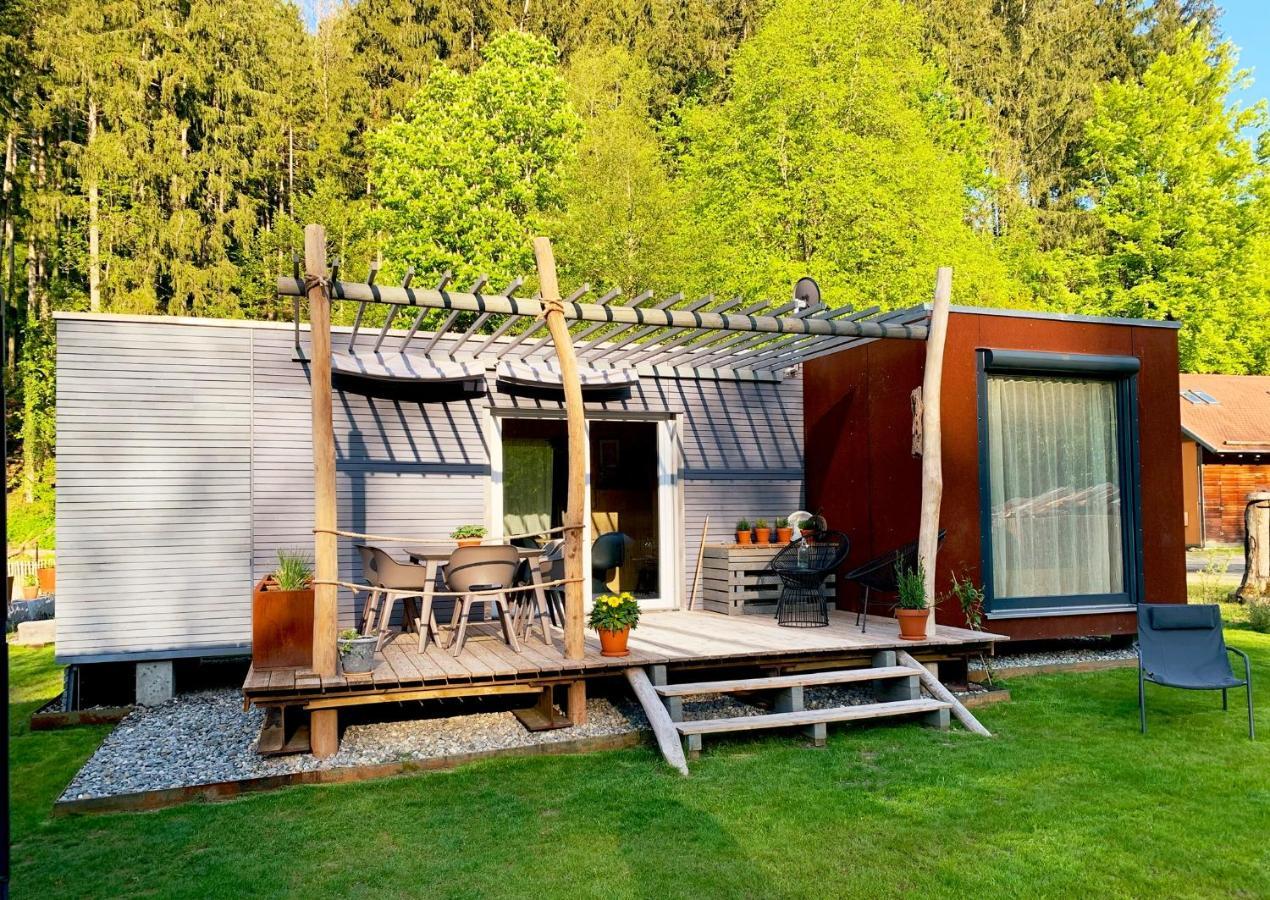 Hjem - Tiny Homes Direkt Am Wald Zwischen Allgaeu & Bodensee Bergatreute Exteriör bild