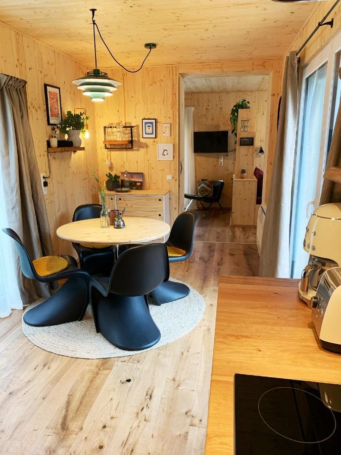Hjem - Tiny Homes Direkt Am Wald Zwischen Allgaeu & Bodensee Bergatreute Exteriör bild