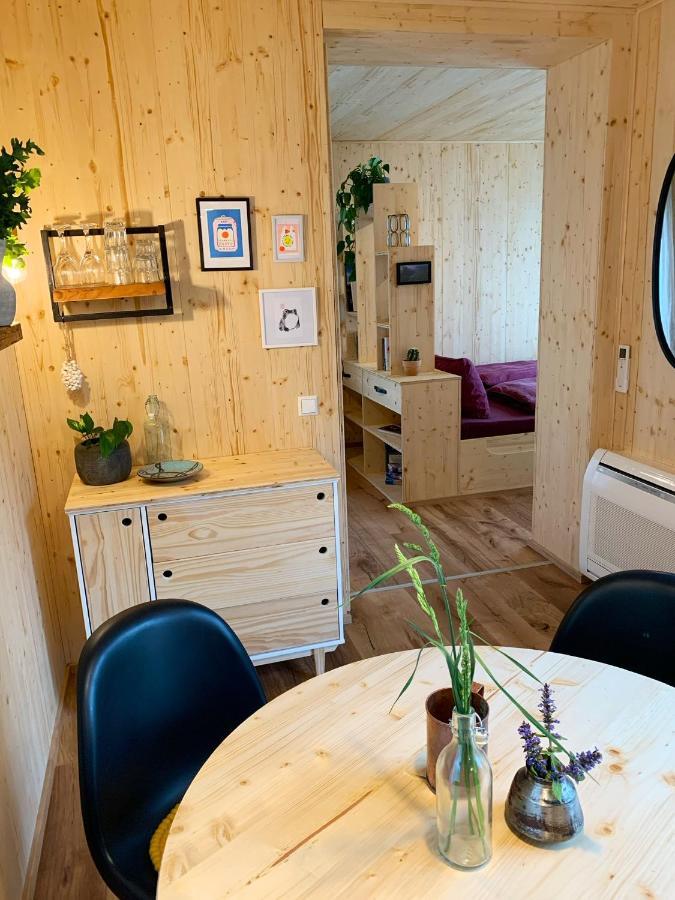 Hjem - Tiny Homes Direkt Am Wald Zwischen Allgaeu & Bodensee Bergatreute Exteriör bild