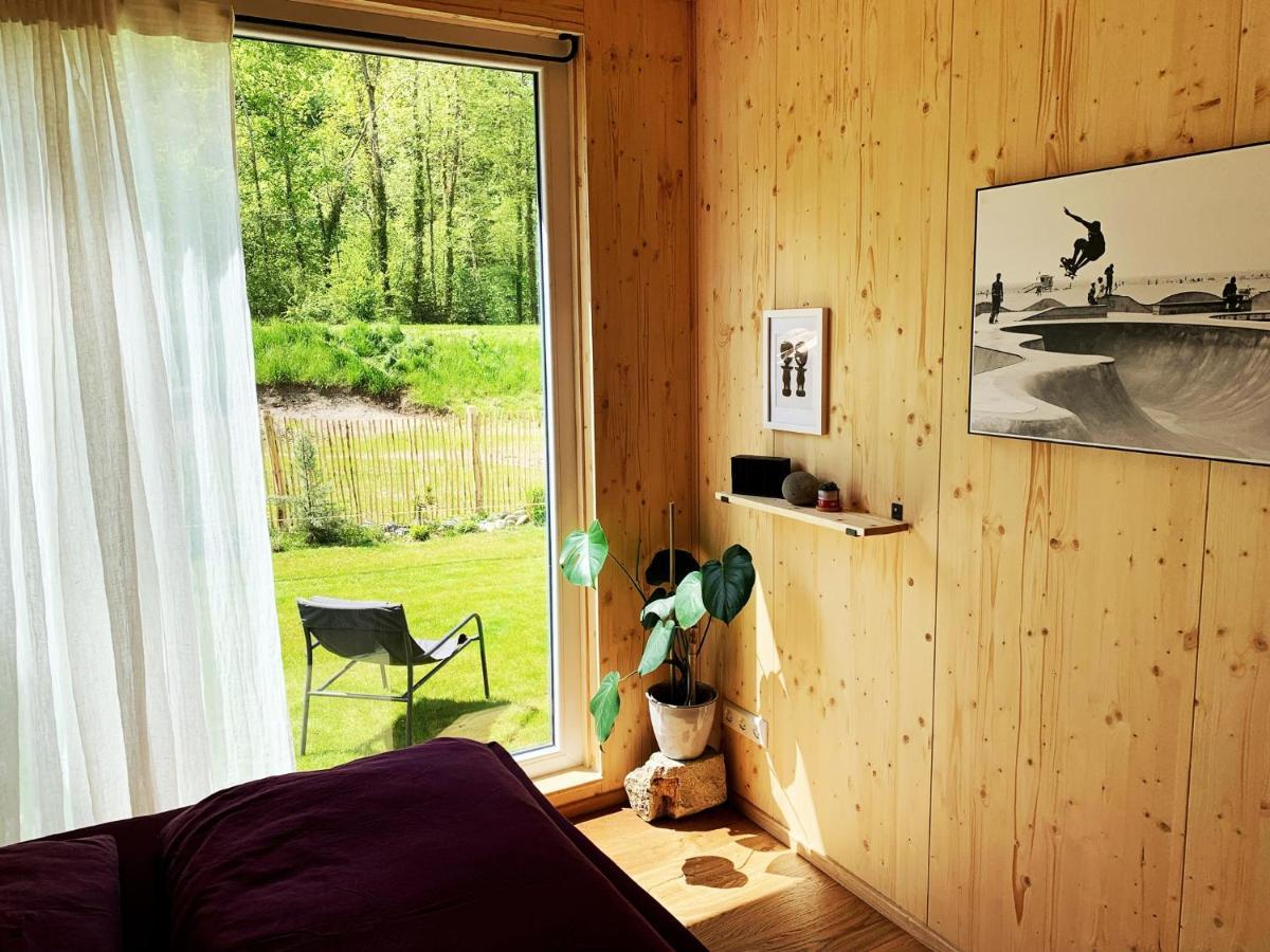 Hjem - Tiny Homes Direkt Am Wald Zwischen Allgaeu & Bodensee Bergatreute Exteriör bild