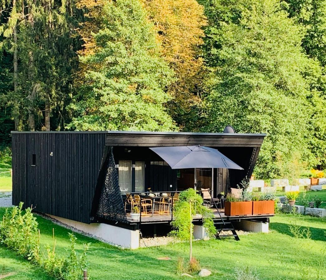 Hjem - Tiny Homes Direkt Am Wald Zwischen Allgaeu & Bodensee Bergatreute Exteriör bild