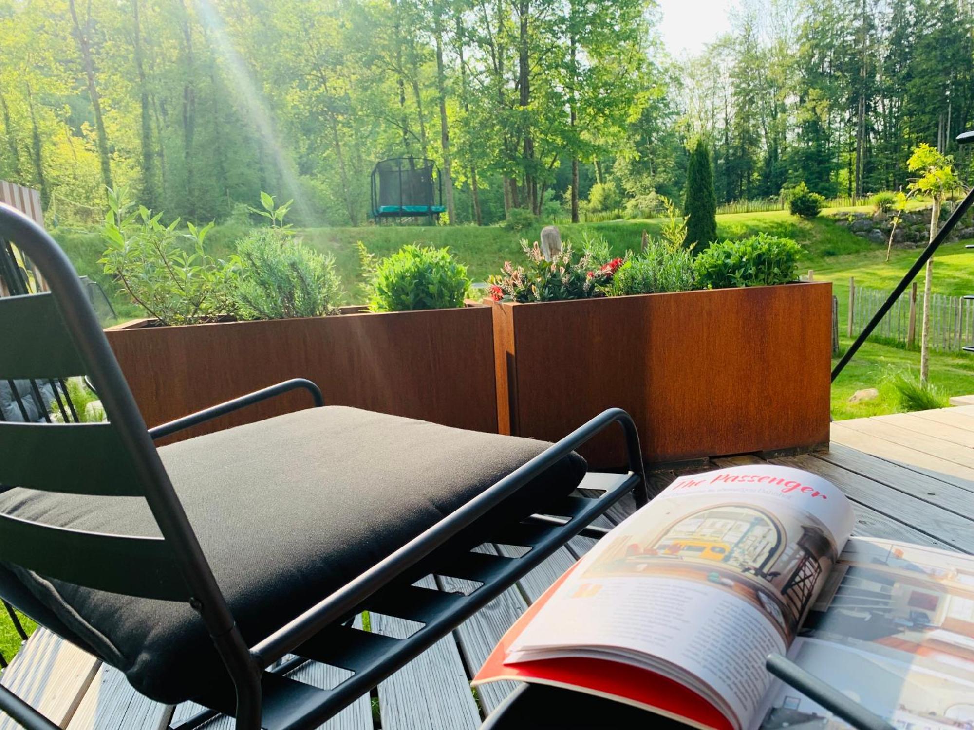 Hjem - Tiny Homes Direkt Am Wald Zwischen Allgaeu & Bodensee Bergatreute Exteriör bild